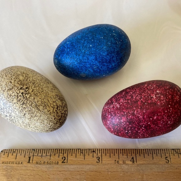 Vintage Smith & Hawken Carved Teak Wood Hen w/eggs FOLK ART French Farm Country - Picture 11 of 13